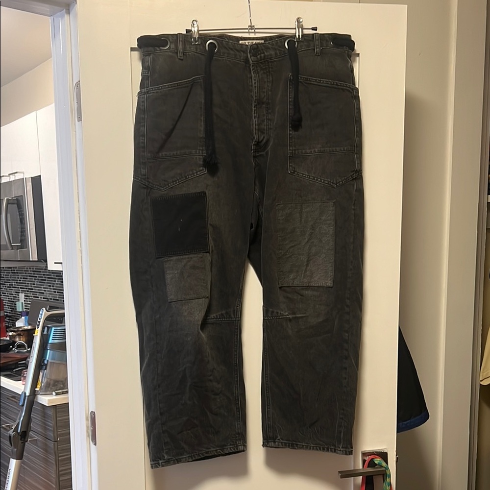 Women’s barrel patchwork Pants